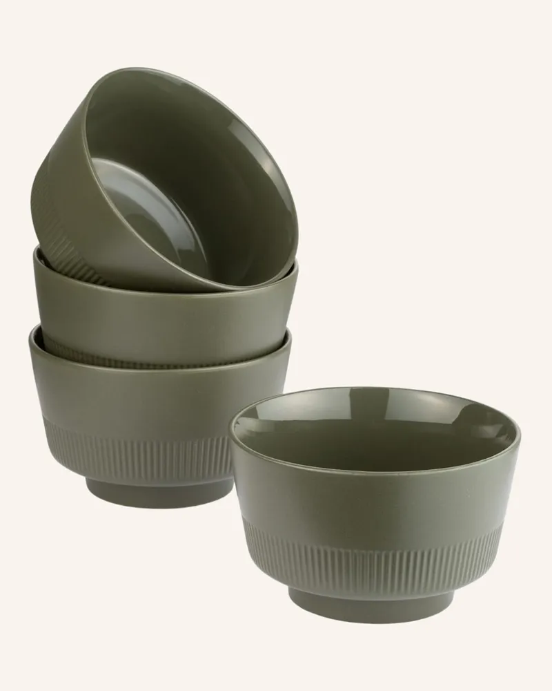 Marc O'Polo 4er-Set Schalen MOMENTS Oliv