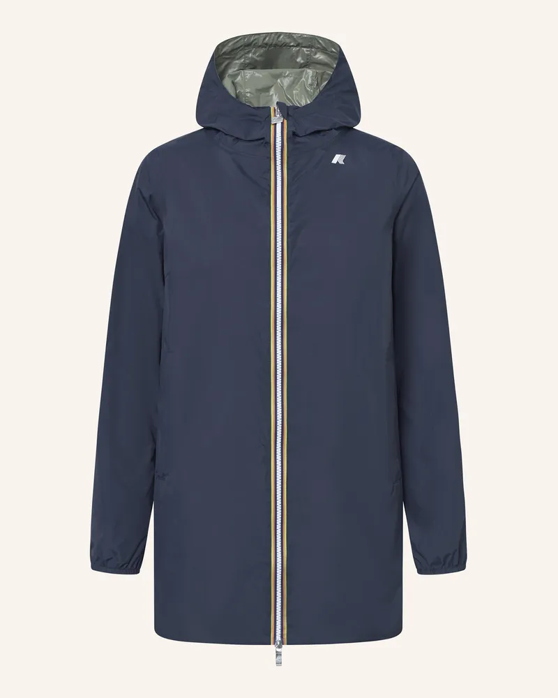 K-Way Funktionsjacke SOPHIE PLUS 2 DOUBLE zum Wenden Blau