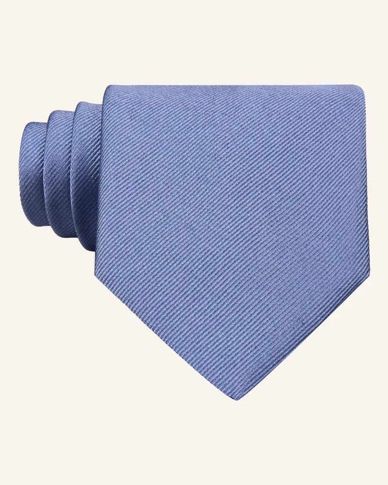 HUGO BOSS Seidenkrawatte blau Blau