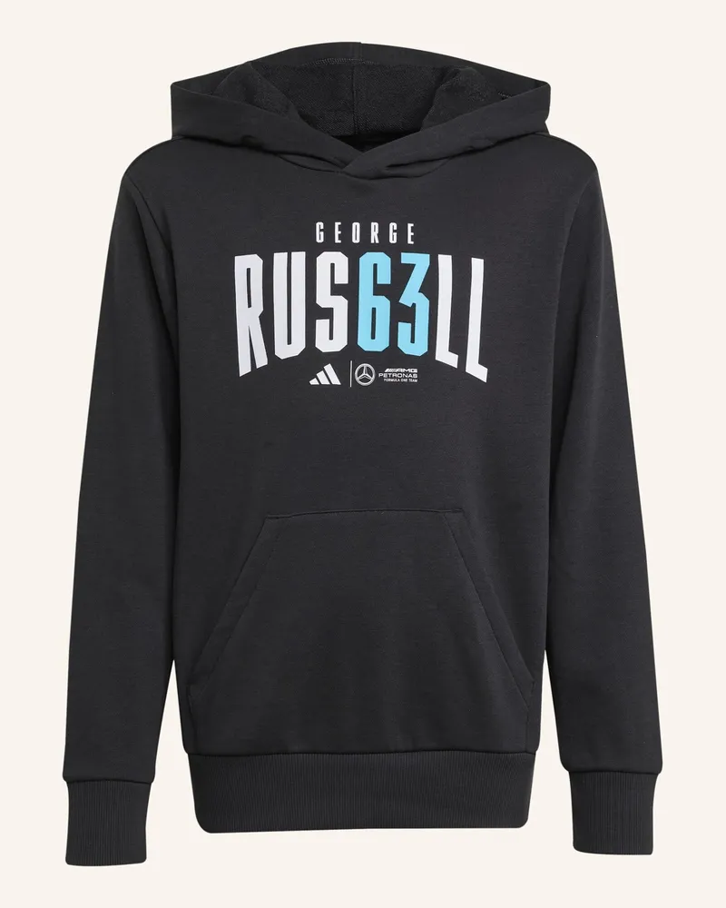 adidas MERCEDES - AMG PETRONAS FORMULA ONE TEAM GEORGE RUSSELL KIDS HOODIE Schwarz