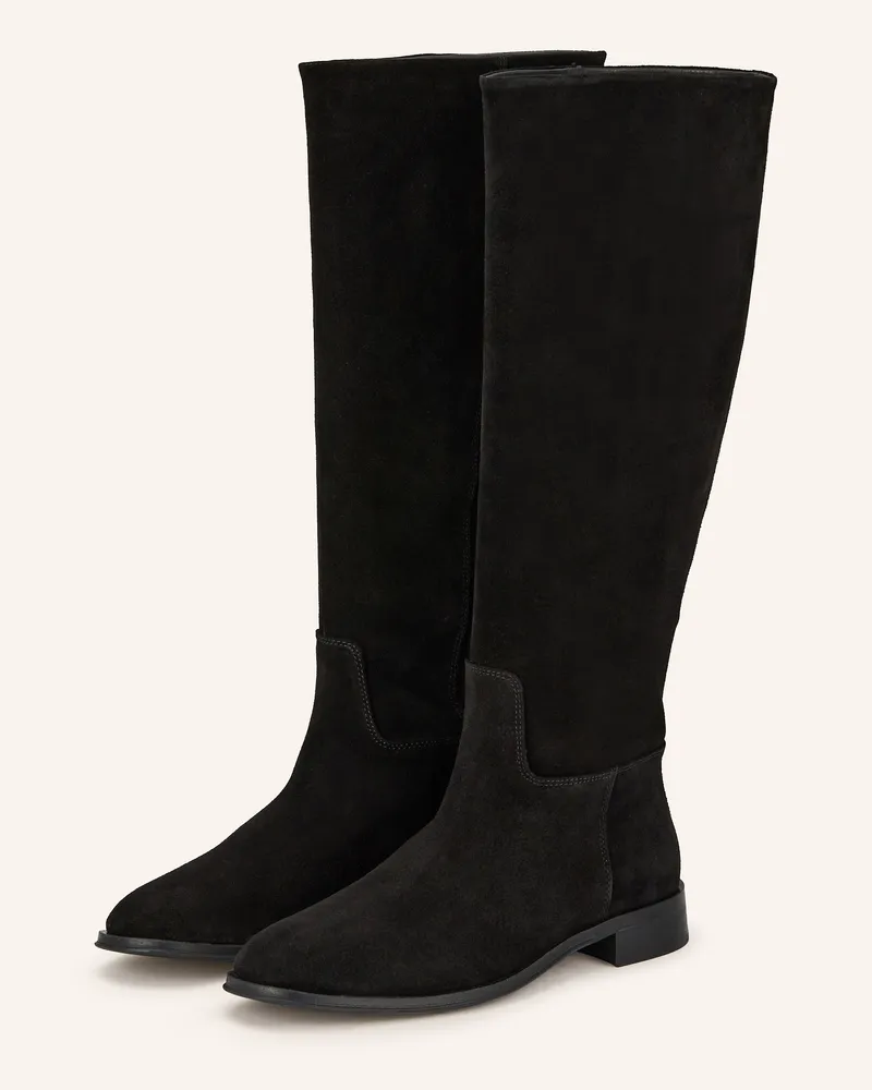 Mrs & HUGS Stiefel Schwarz