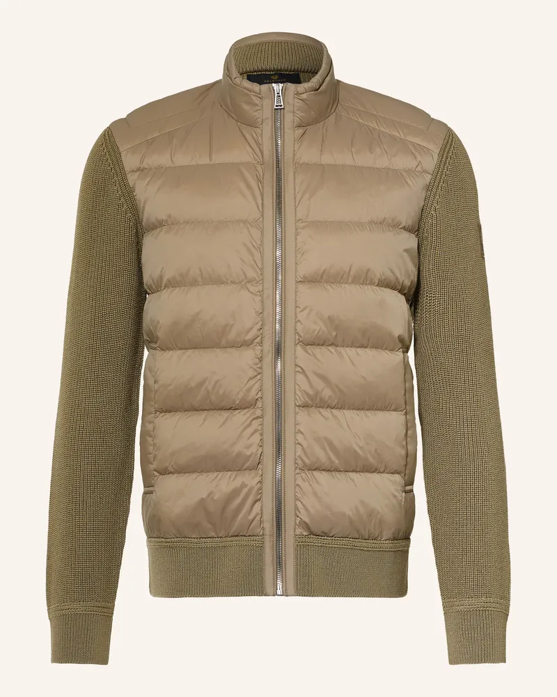Belstaff Lightweight-Daunenjacke Compound Im Materialmix gruen Khaki
