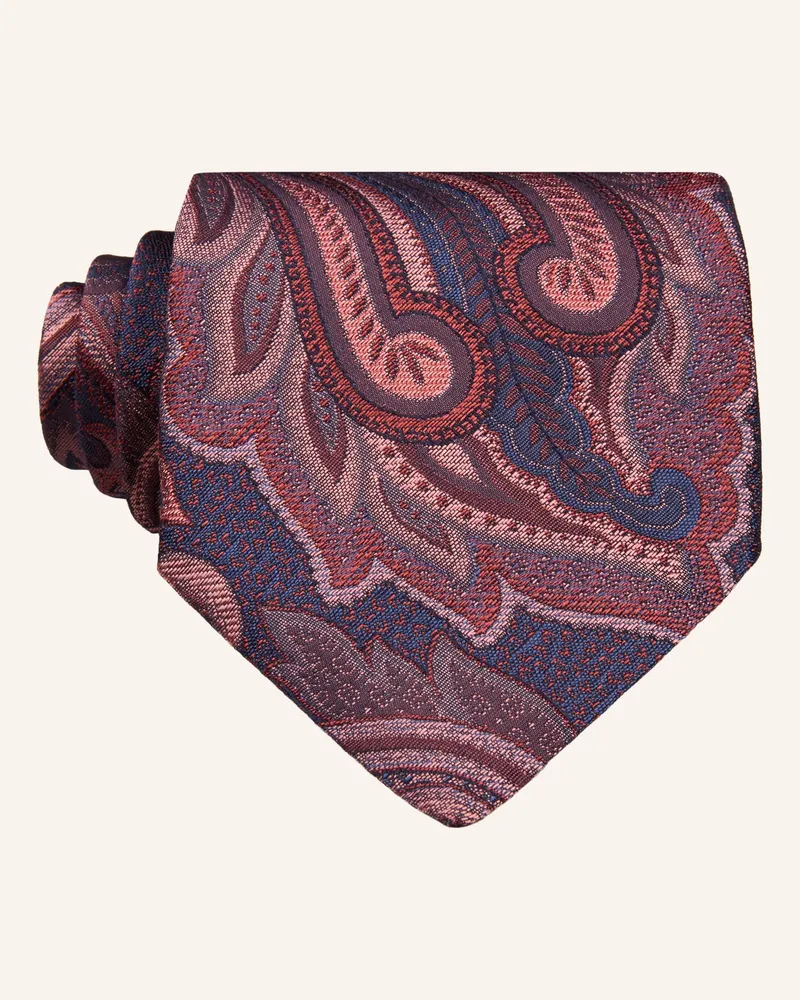 Etro Krawatte rot Lila