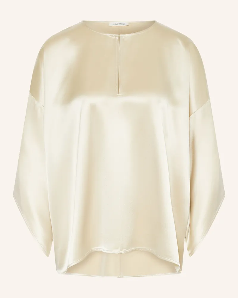 By Malene Birger Blusentop CICIE aus Satin Beige