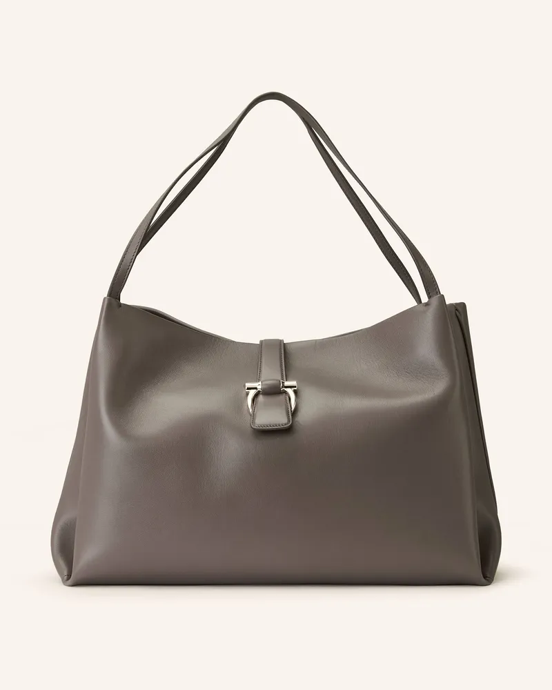 Ferragamo Shopper Dunkelgrau
