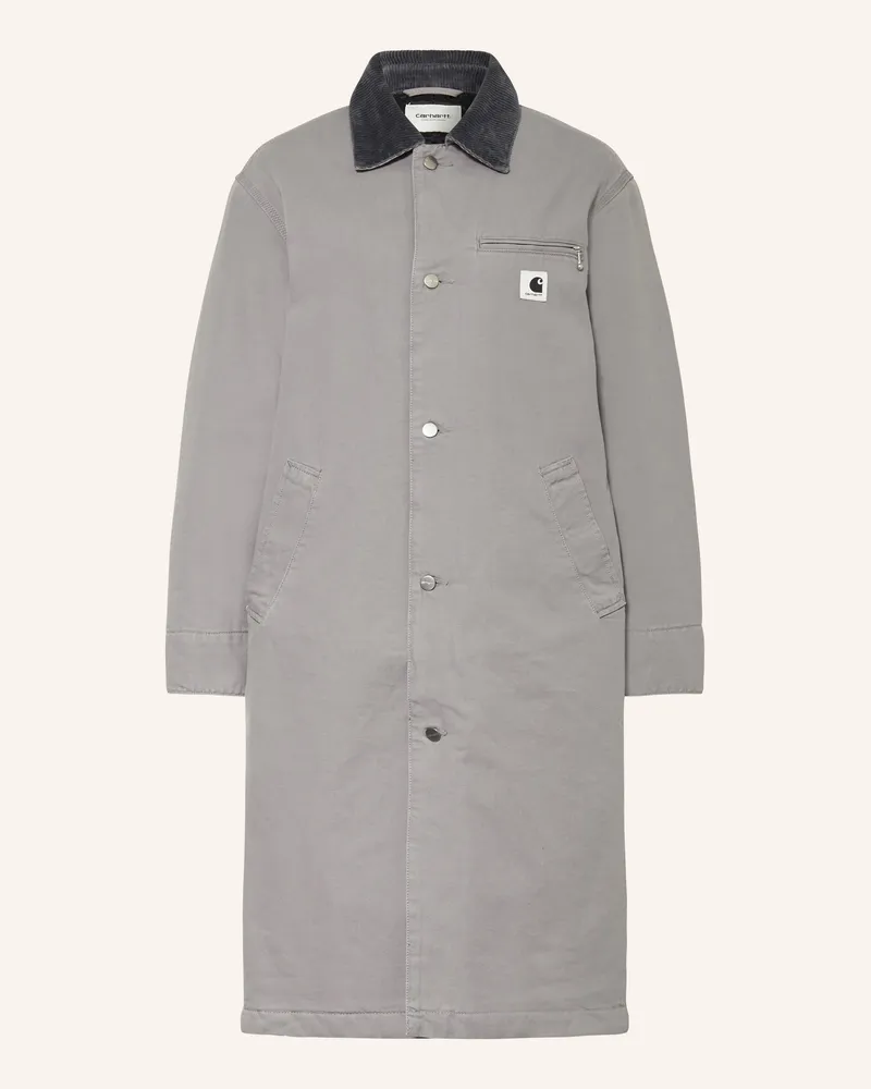 Carhartt WIP Mantel WEBSTER COAT Grau