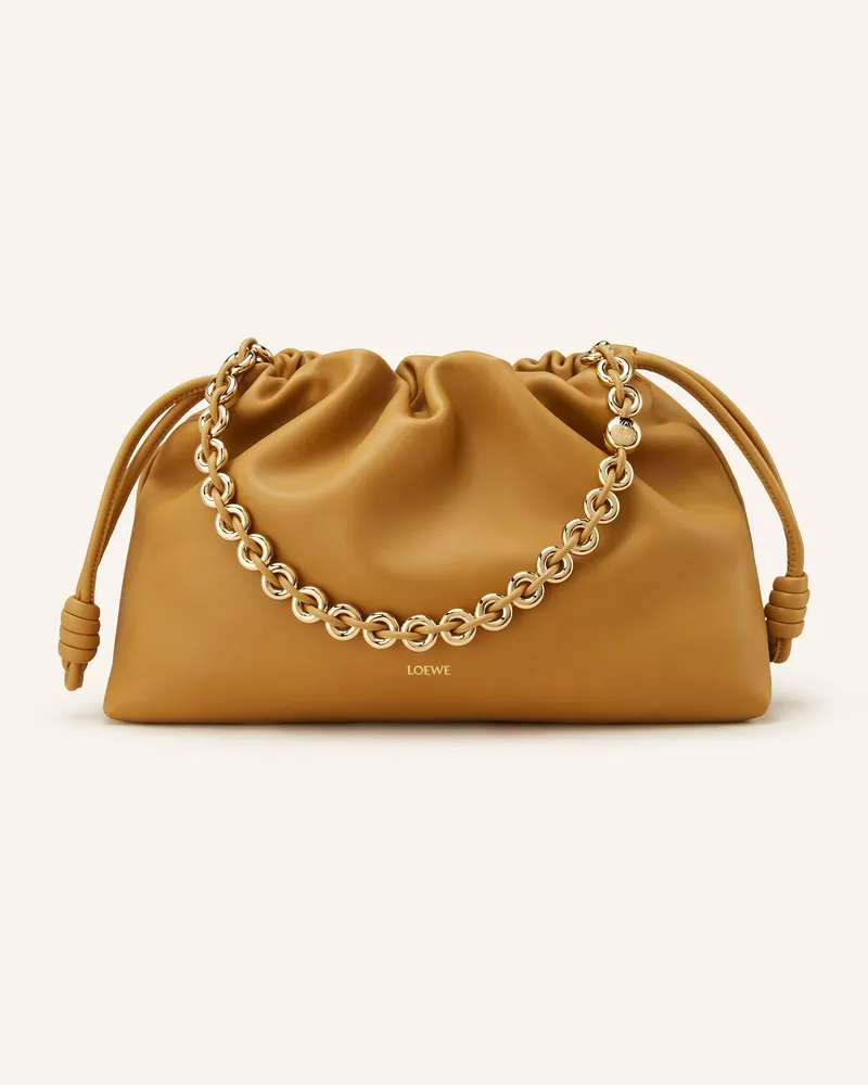 Loewe Schultertasche FLAMENCO LARGE Dunkelorange