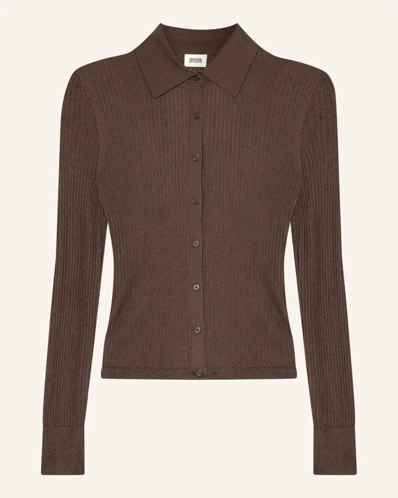 Drykorn Strickjacke Arhanya braun Dunkelbraun