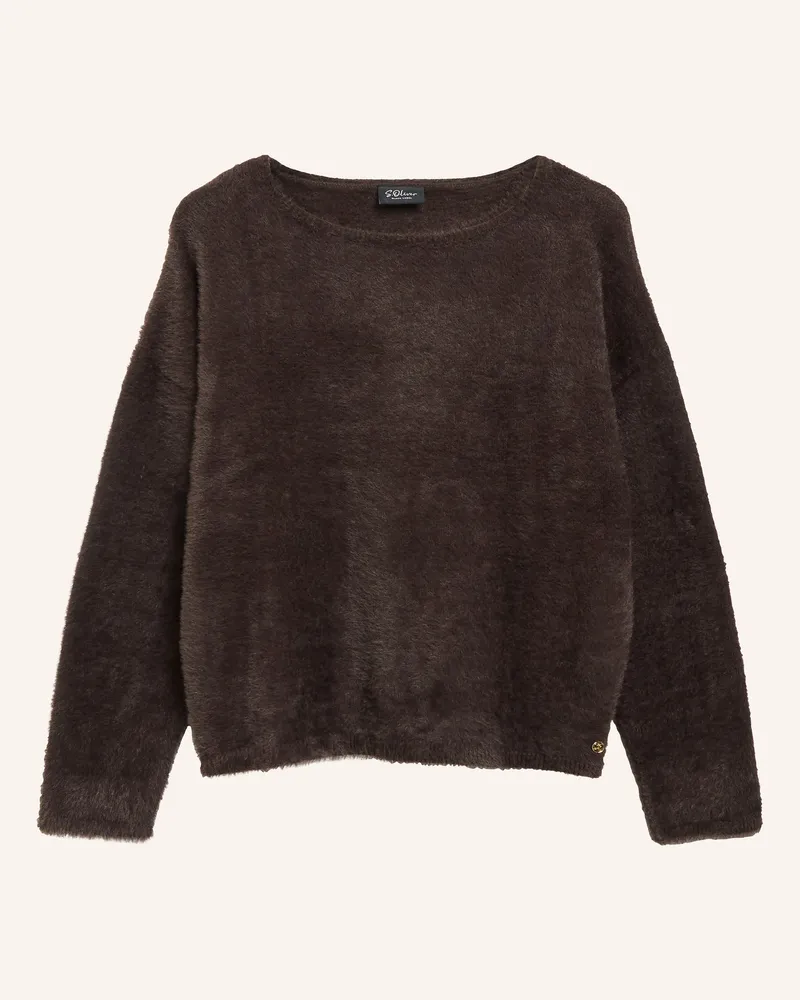 S.Oliver Pullover braun Dunkelbraun