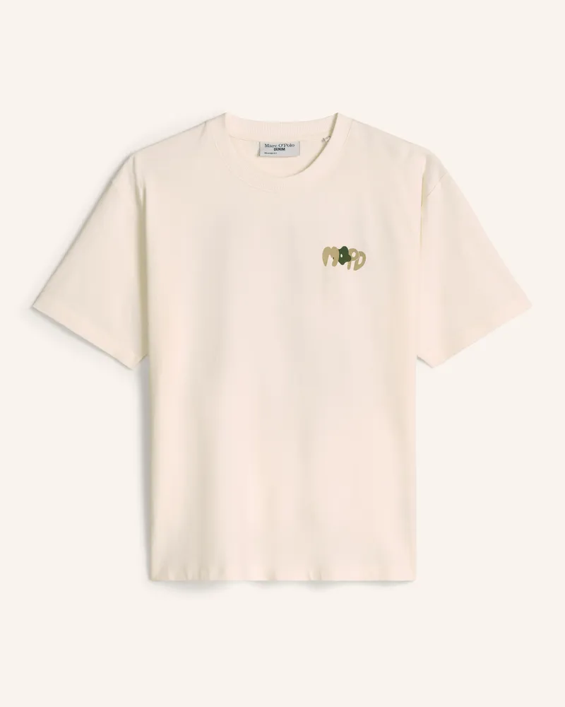 Marc O'Polo T-Shirt weiss Ecru