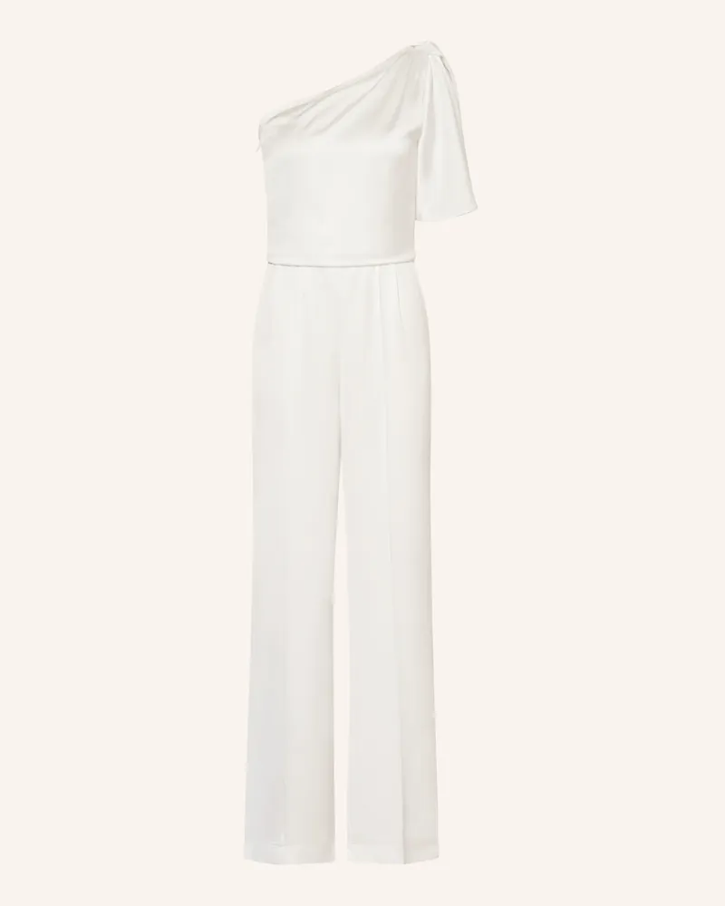 Riani One-Shoulder-Jumpsuit Aus Satin weiss Weiss