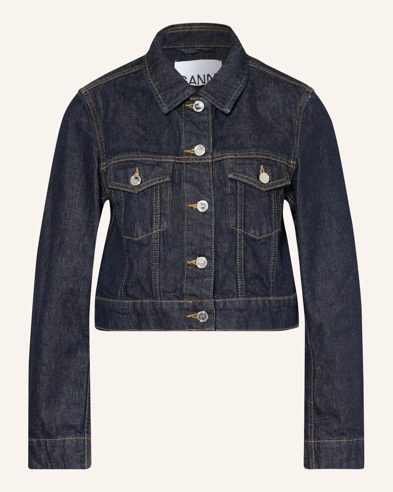 Ganni Jeansjacke blau 077
