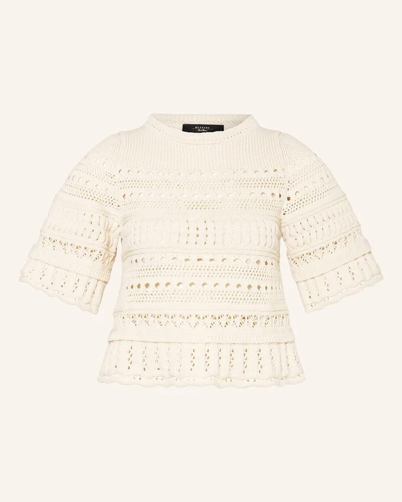 Max Mara Strickshirt Asburg weiss Weiss