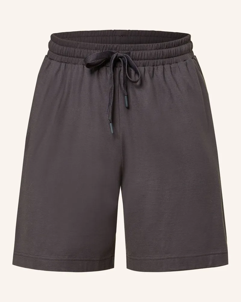Mey Schlafshorts Serie Neo grau Dunkelgrau