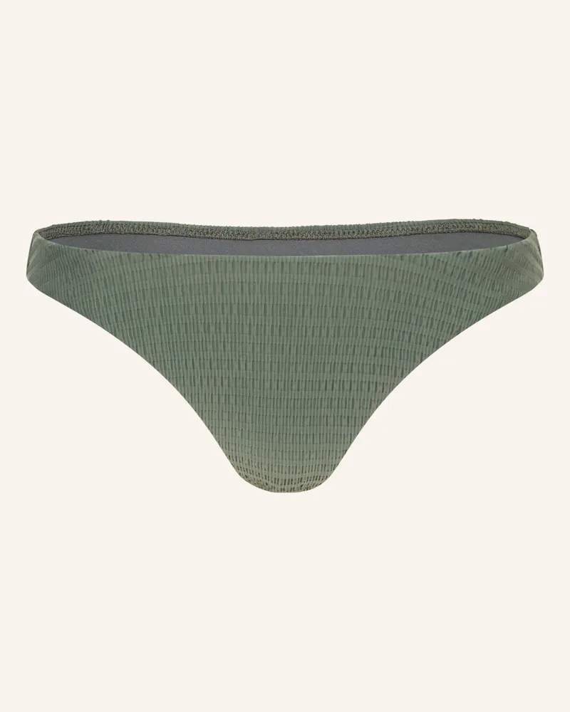 watercult Brazilian-Bikini-Hose Essential Twist gruen Khaki