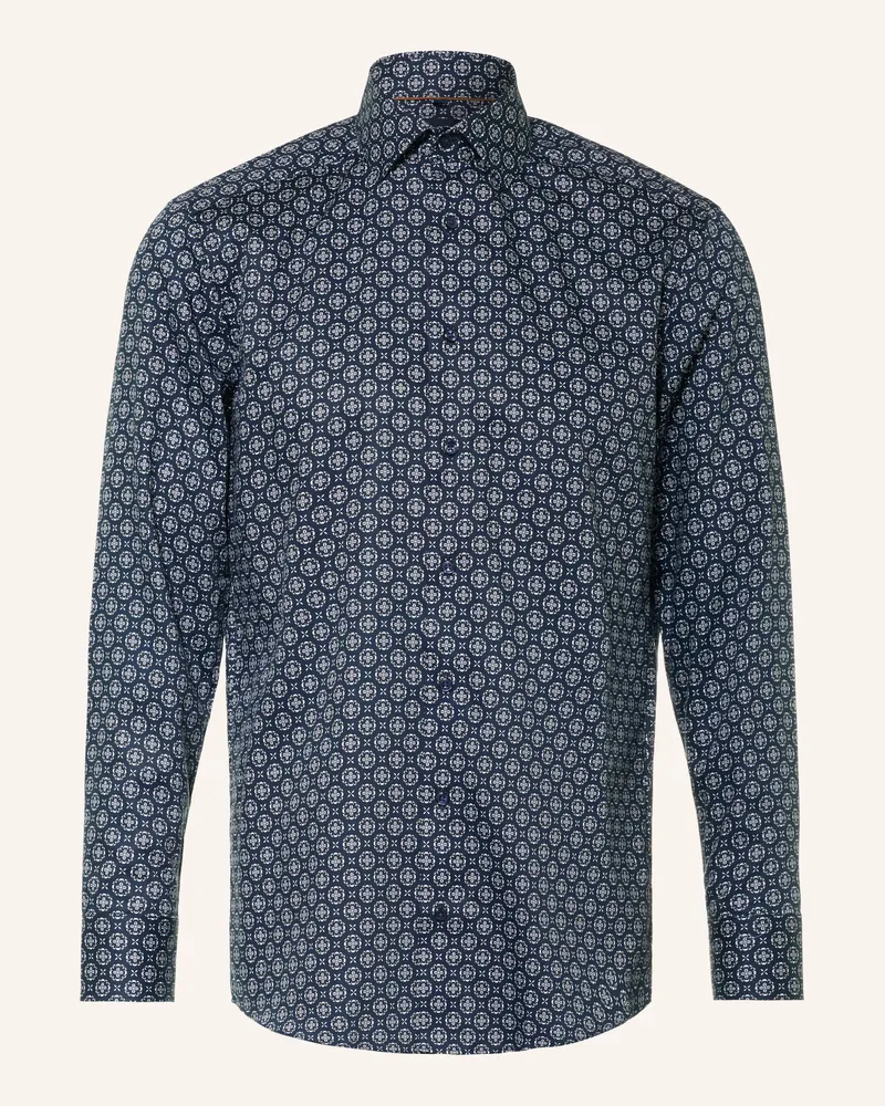 Olymp Hemd Modern Fit blau Dunkelblau