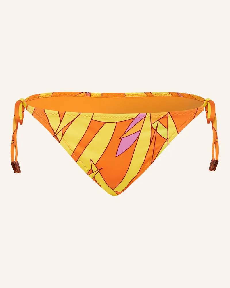 Vilebrequin Triangel-Bikini-Hose Madrague Flore orange Orange