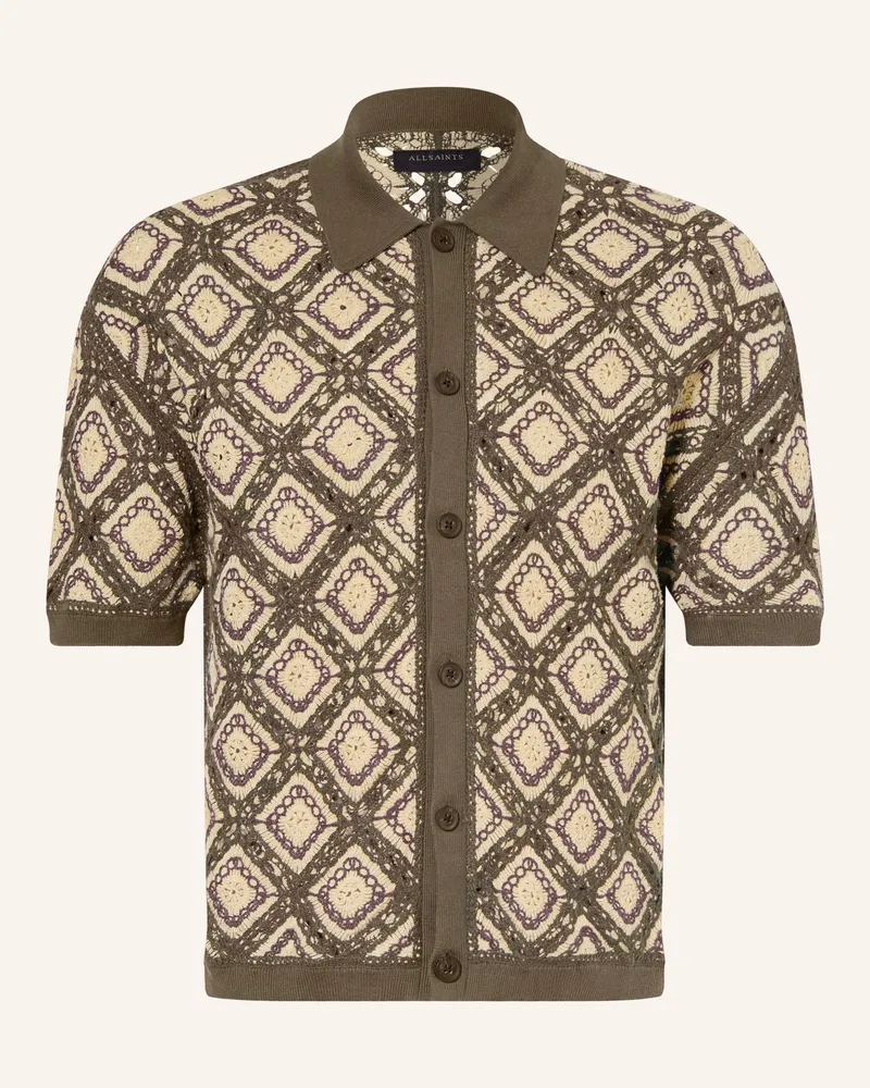 AllSaints Strickjacke Morena gruen Oliv