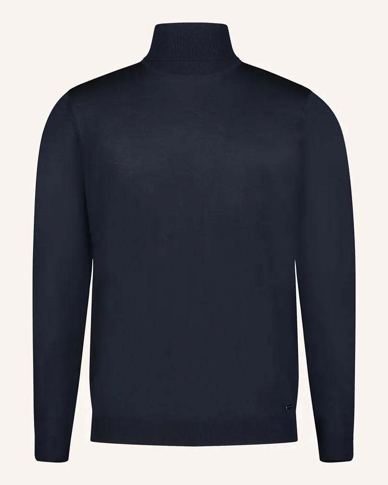 Roy Robson Rollkragenpullover blau Dunkelblau