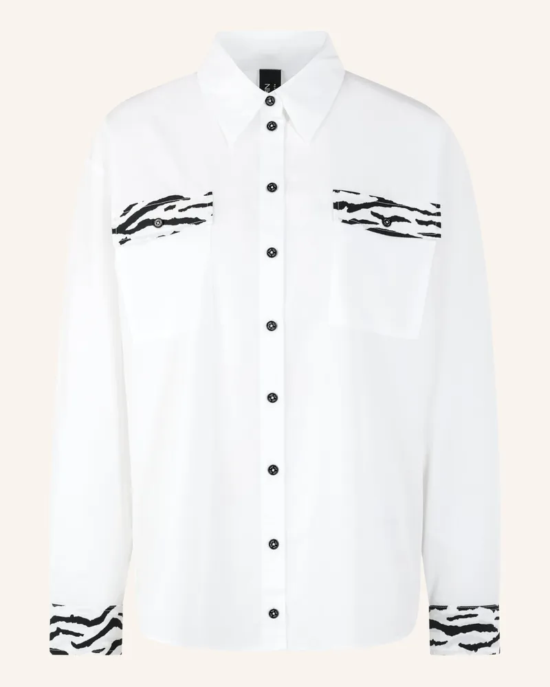 Marc Cain Bluse weiss Weiss