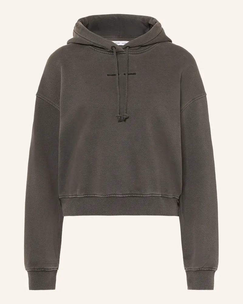 Samsøe & Samsøe Hoodie Saseven schwarz Dunkelgrau