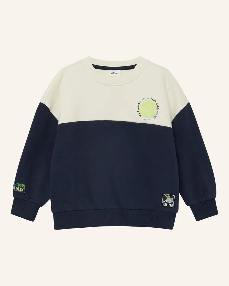 S.Oliver Sweatshirt blau Blau