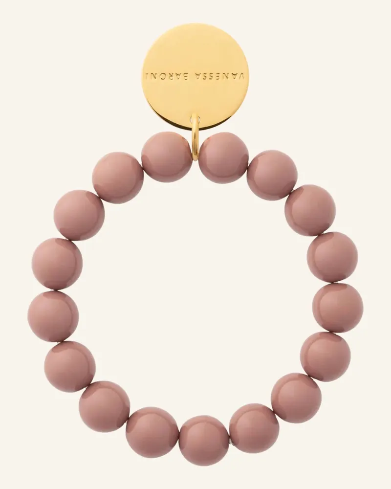 Vanessa Baroni Armbänder MINI BEADS FLEX BRACELET MOCHA MOUSE by GLAMBOU Gold