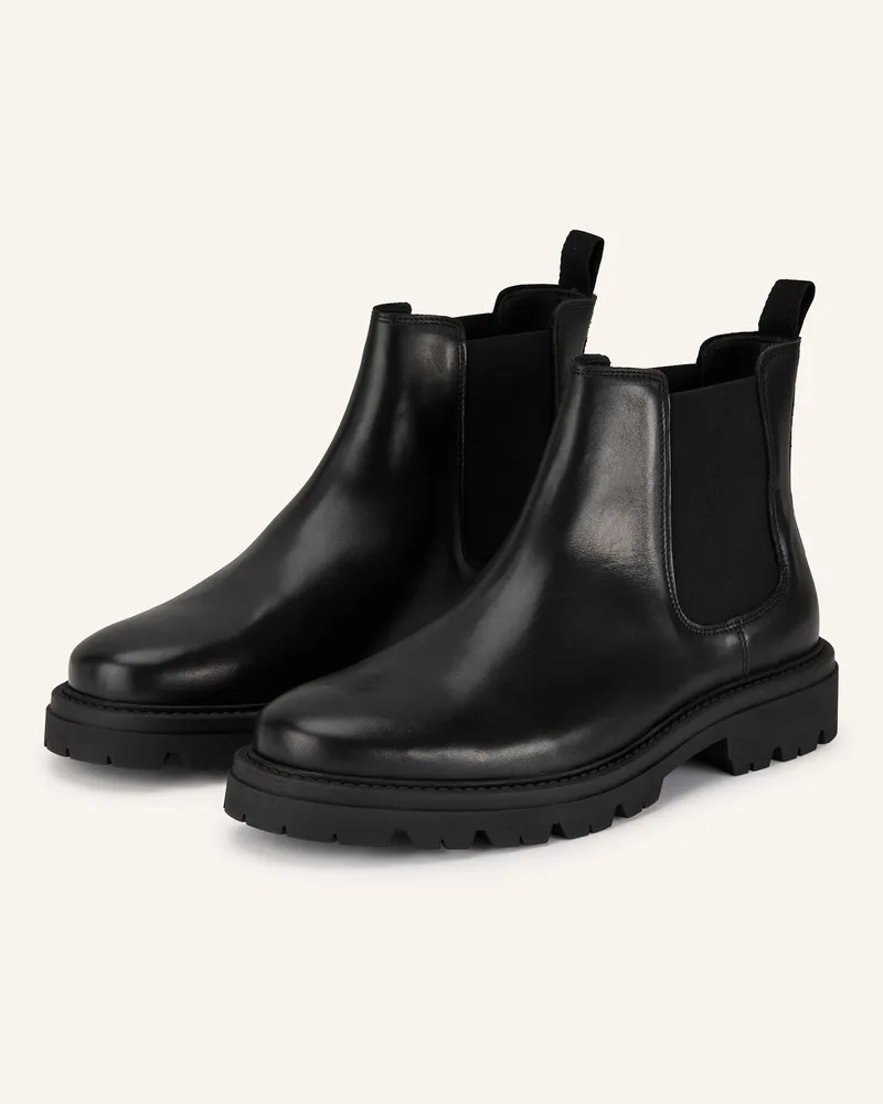 paul Chelsea-Boots Schwarz