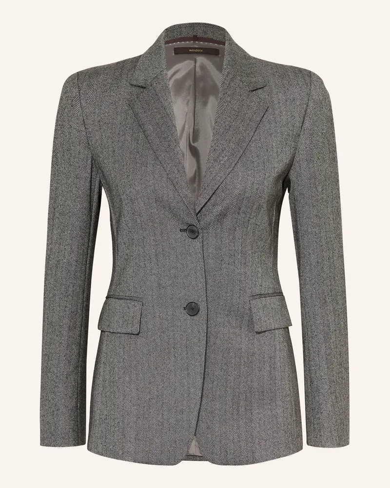 windsor. Blazer silber Dunkelgrau