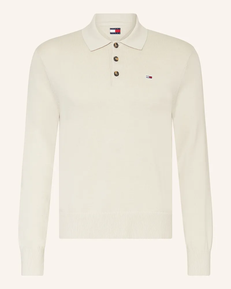 Tommy Hilfiger Strick-Poloshirt Creme