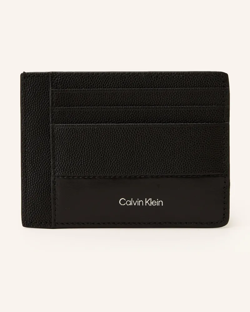 Calvin Klein Kartenetui Schwarz