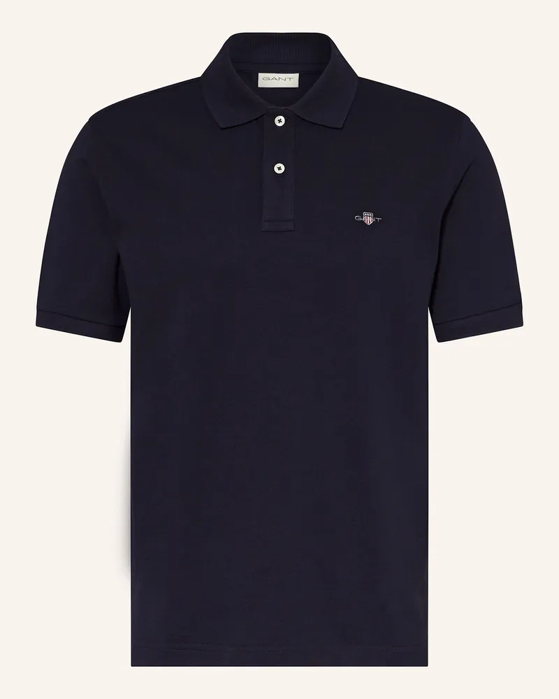 Gant Piqué-Poloshirt blau Dunkelblau