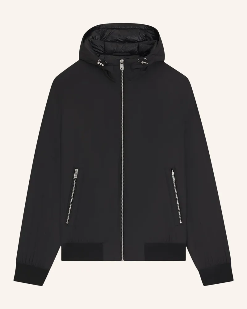 HUGO BOSS Casual Jacke H-DREVOS Schwarz