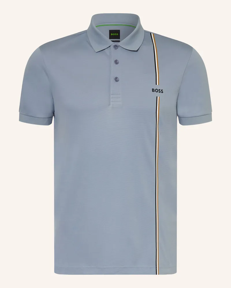 HUGO BOSS Funktions-Poloshirt Toc Game 3 grau Blaugrau