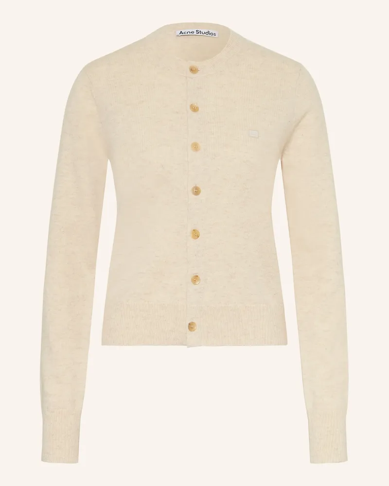 Acne Studios Strickjacke Creme