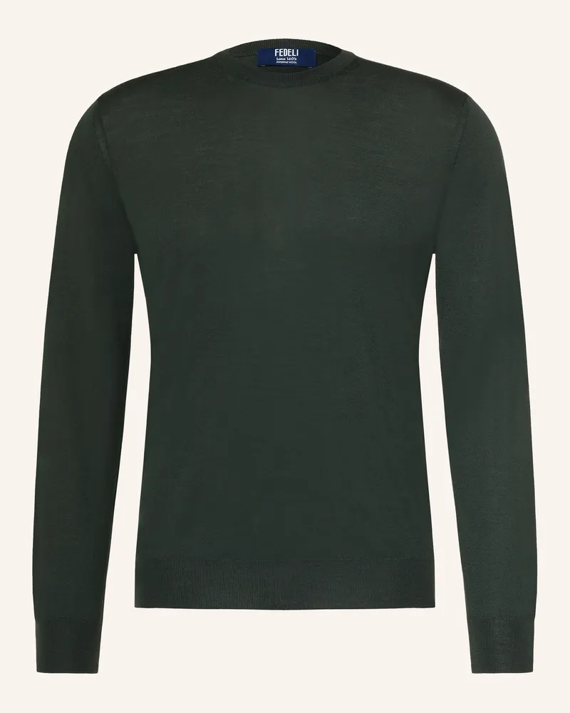 Fedeli Pullover gruen Dunkelgrün