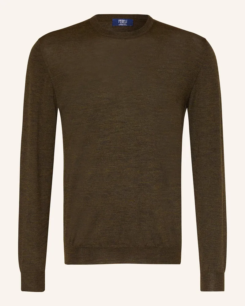 Fedeli Pullover gruen Dunkelgrün