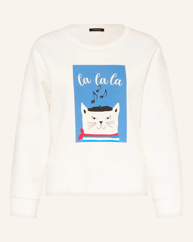 More & More Sweatshirt Weiss