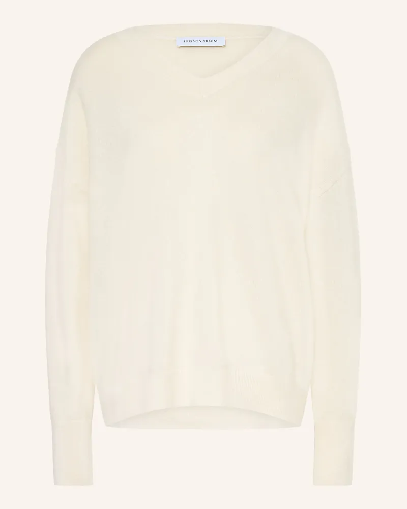 Iris von Arnim Pullover Naelda Mit Cashmere weiss Ecru