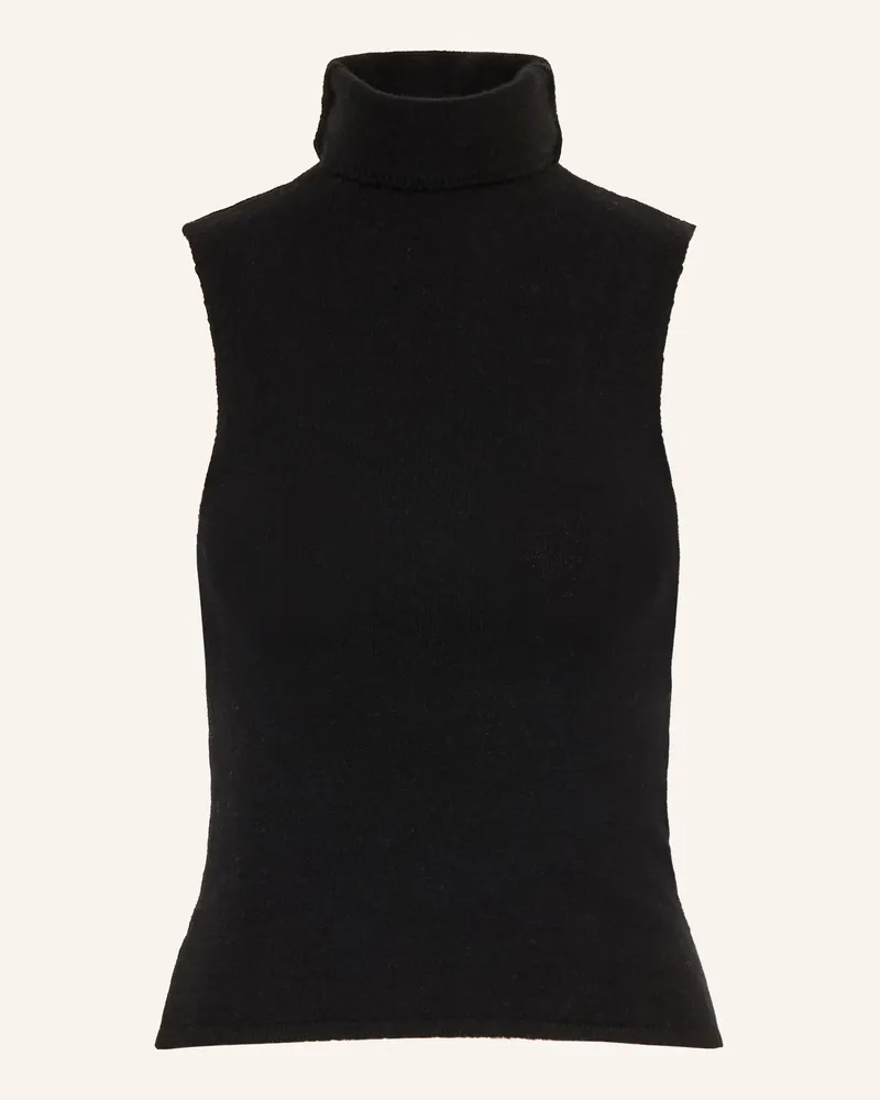 by Aylin Koenig Stricktop Nila Mit Merinowolle schwarz Schwarz