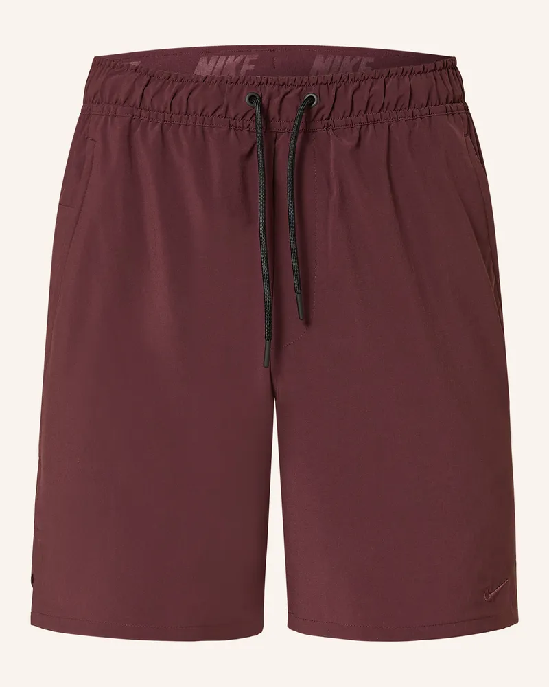 Nike Trainingsshorts DRI-FIT UNLIMITED Dunkelrot