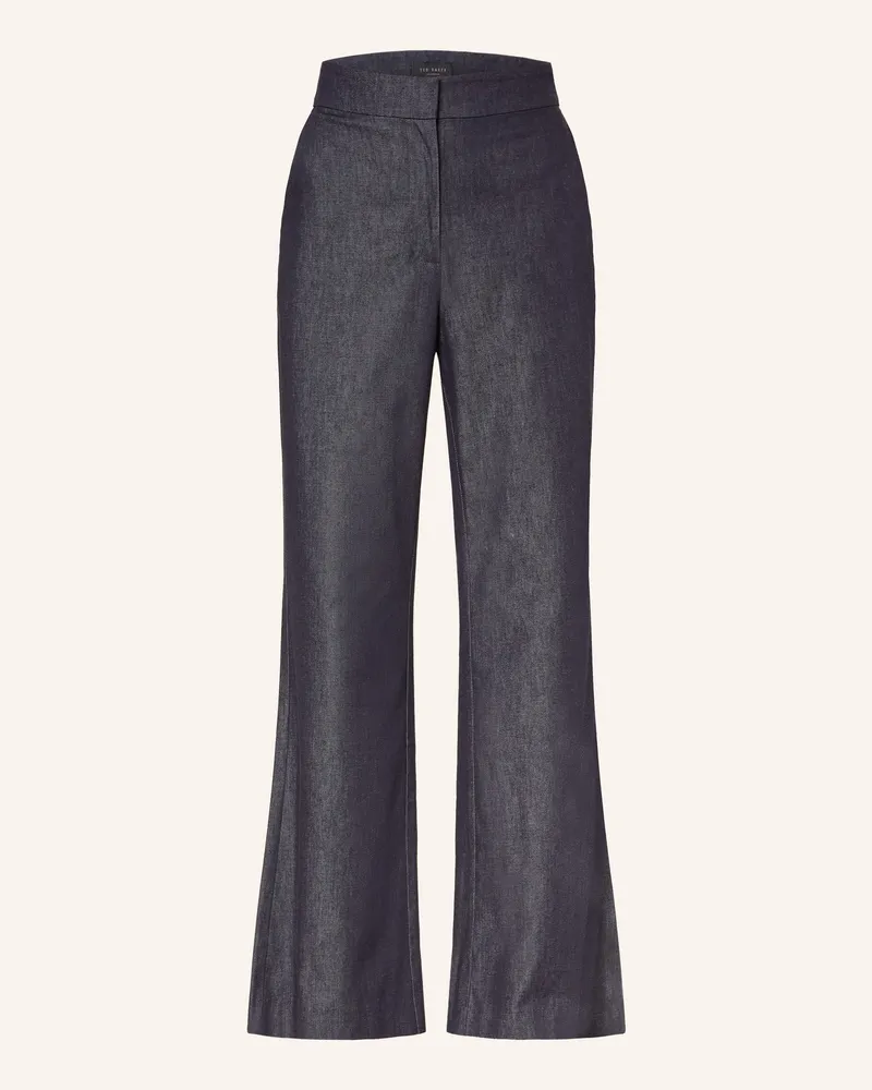 Ted Baker Marlenehose Eliviac In Jeansoptik blau Dunkelblau