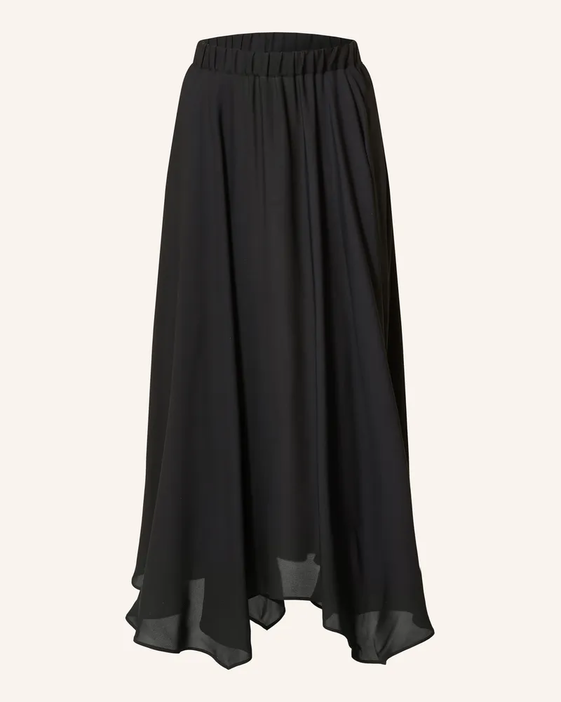Maryan Mehlhorn Seidenrock schwarz Schwarz