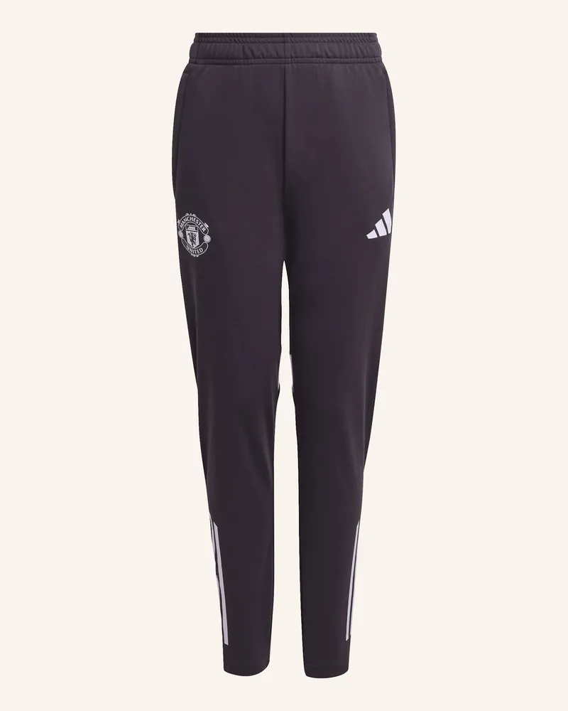 adidas Manchester United Tiro 25 Competition Kids Trainingshose lila Schwarz