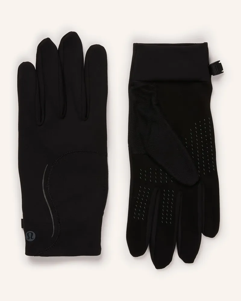 LULULEMON Multisport-Handschuhe Fast And Free Mit Touchscreen-Funktion schwarz Schwarz