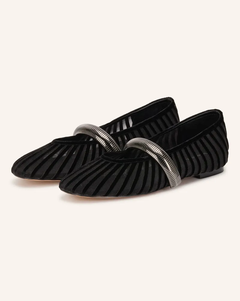 Lola Cruz Mary-Jane-Ballerinas Alexa schwarz Schwarz