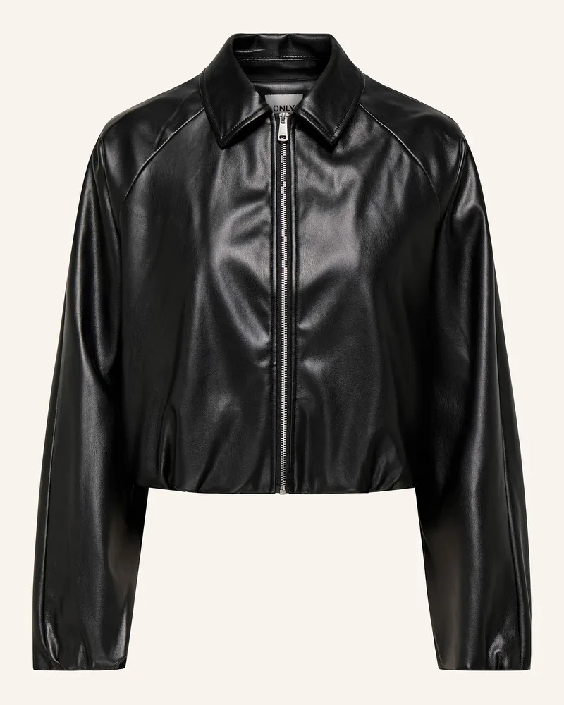 only Blouson in Lederoptik Black