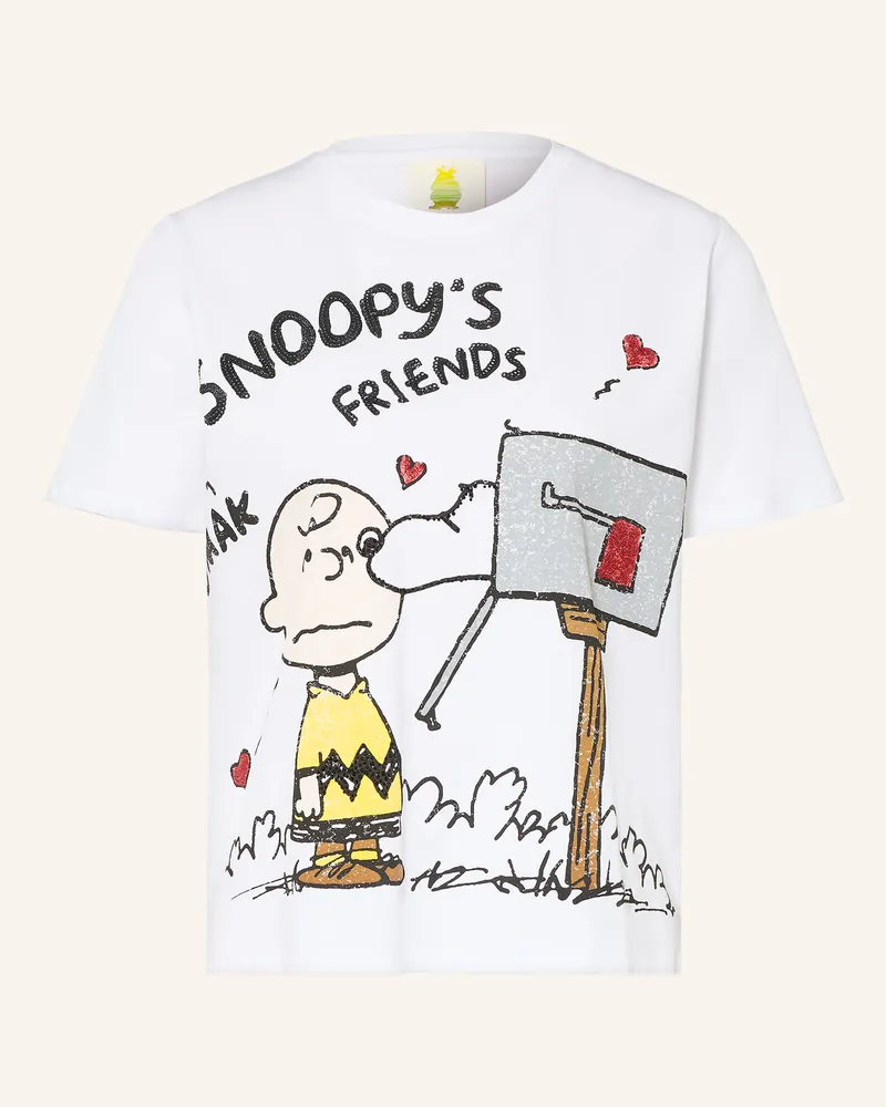 Princess goes Hollywood T-Shirt Mit Schmucksteinen weiss Weiss