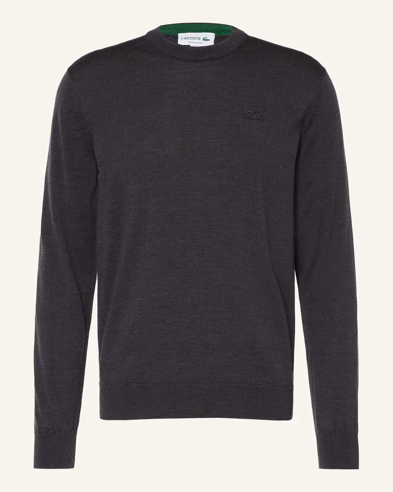 Lacoste Pullover grau Dunkelgrau