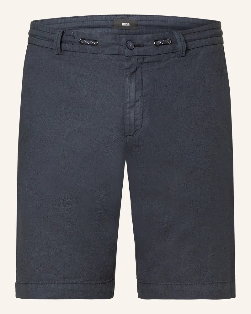cinque Shorts Cijuno Mit Leinen blau Dunkelblau